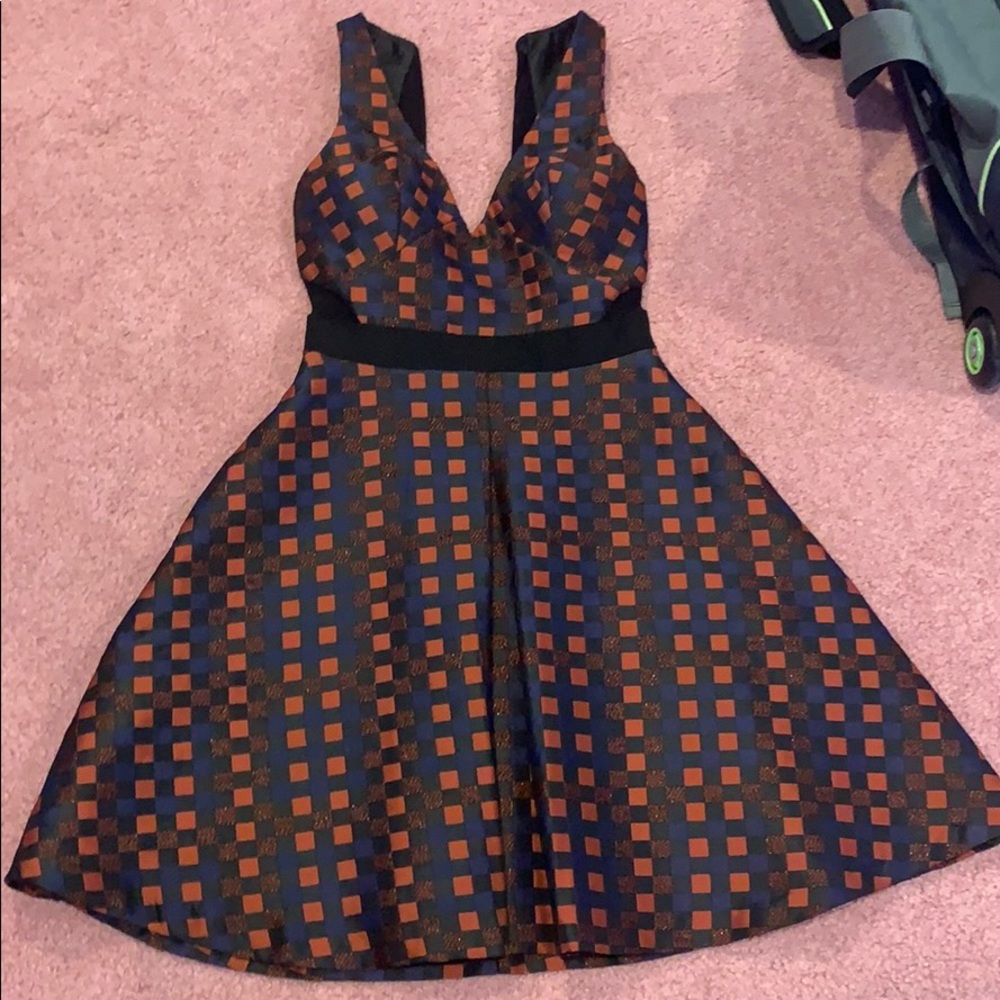 ABS patterned dress